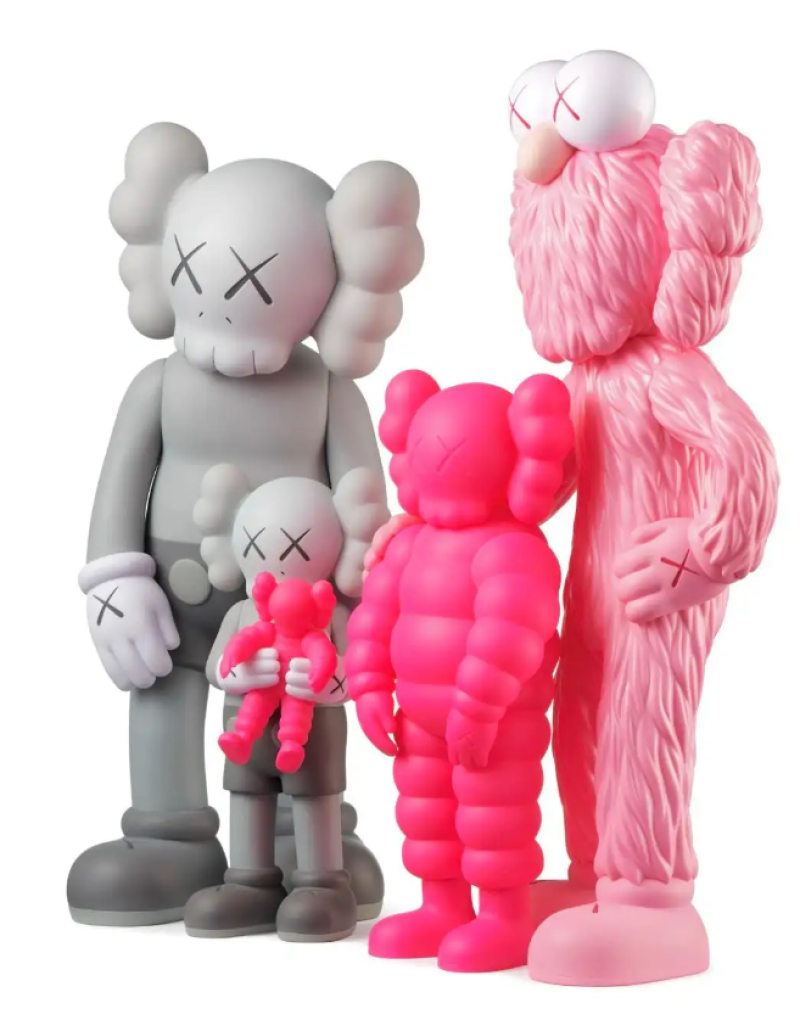 KAWS | KAWS - FAMILY Figures - Black version (2021